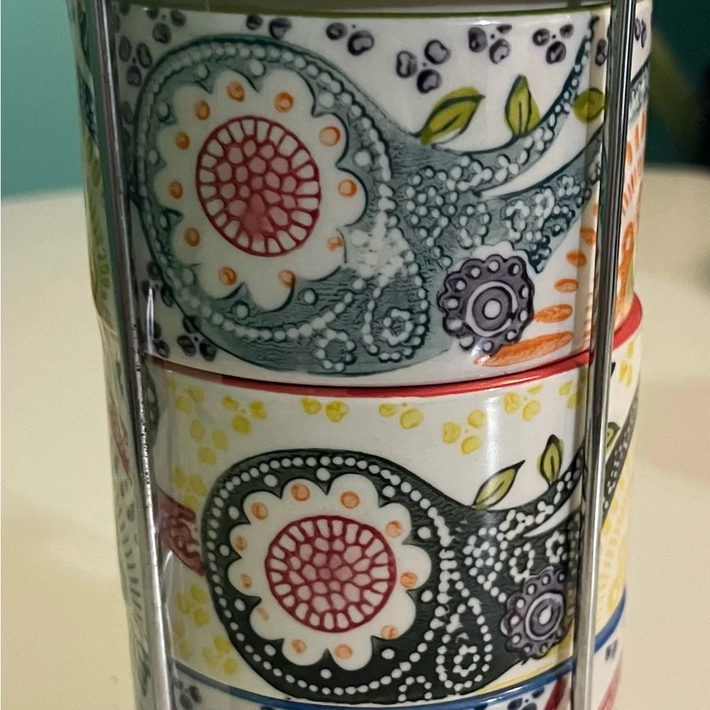 Pier 1 Imports Hand-Painted Stoneware Mug